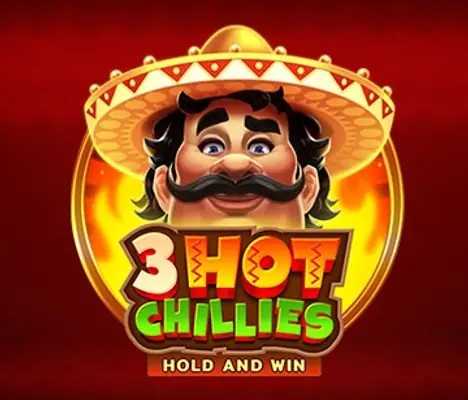 3 Hot Chillies slot logo by 3 Oaks Gaming at Tonybet