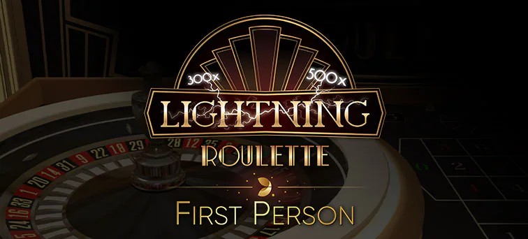 First Person Lightning Roulette game by Evolution – logo hosted on Tonybet
